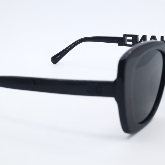 NEW!! CHANEL 5422-B c. 501/T8 Polarized Sunglasses Black 2024 - Picture 3 of 7